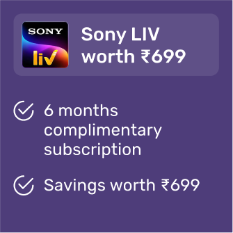 मुफ्त SonyLIV 6-महीने का सब्सक्रिप्शन image
